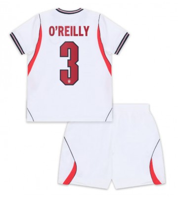 England Nico O'Reilly #3 Replika Hemmatröja Barn VM 2026 Kortärmad (+ Korta byxor)